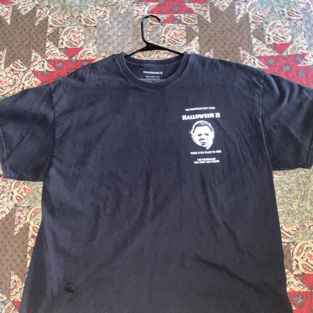 Black Short Sleeve Tee with White Logo